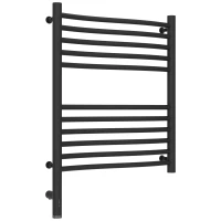 Полотенцесушитель электрический 600x500 темный титан муар МЭМ левый Сунержа Флюид 3.0 15-5820-6050