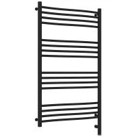 Полотенцесушитель электрический 1000x600 черный матовый МЭМ правый Сунержа Флюид 3.0 31-5821-1060