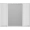 Зеркальный шкаф Brevita Balaton BAL-04100-01-011 98x80 см, с подсветкой, выключателем, белый матовый - 1