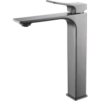 Смеситель для раковины Shevanik S6111T оружейная сталь