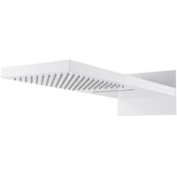 Верхний душ Boheme Fusion 419-2-MW 230 мм, 2 режима, белый матовый