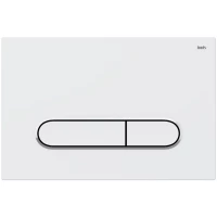 Кнопка смыва IDDIS Unifix UNI01WCi77 для инсталляции, белый матовый/хром/белый матовый