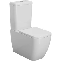 Унитаз-компакт Ambassador Forsa 247K19001S с сиденьем микролифт, белый глянец