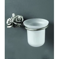 Ершик для унитаза серебро Art&Max Rose AM-0911-T