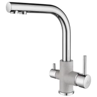 Смеситель для кухни с подключением к фильтру Paulmark Essen Es213011-GRCR