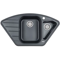 Кухонная мойка Paulmark Wiese черный металлик PM529050-BLM