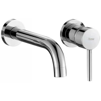 Смеситель для раковины Rea Lungo REA-B0521 встраиваемый, без донного клапана, хром