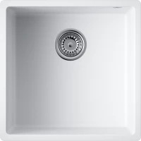 Кухонная мойка Omoikiri Tetogranit Bosen 44-U-WH 4993598 44x44 см, белый