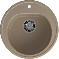 Кухонная мойка GranFest Rondo 510 50,5x50,8 см, песочный