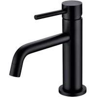 Смеситель для раковины Caprigo Don 53-022-NER без донного клапана, черный матовый