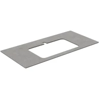 Столешница 100 см серый матовый для раковин встраиваемых сверху Kerama Marazzi Plaza Next Фондамента PL2.DL500920R\100