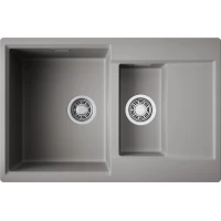 Кухонная мойка Omoikiri Artgranit Daisen 78-2-GR 4993332 78x51 см, ленинградский серый
