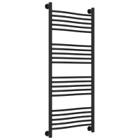 Полотенцесушитель водяной 1200x500 черный матовый Сунержа Флюид+ 31-0222-1250