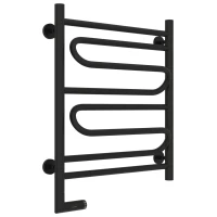 Полотенцесушитель электрический 600x500 черный матовый МЭМ левый Сунержа Элегия 2.0 31-5218-6050