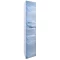 Пенал подвесной голубой мрамор/белый глянец L Marka One Visbaden У73179 - 1