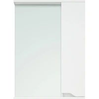 Зеркальный шкаф Corozo Теона SD-00001513 80x73,7 см R, белый глянец