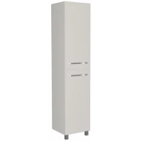 Пенал 1Marka Соната У78469 напольный L, с бельевой корзиной, белый глянец