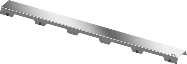 Декоративная панель 843 мм Tece TECEdrainline steel II глянцевый хром 600982 декоративная панель energolux