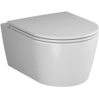 Унитаз подвесной Am.Pm Func C8F1700MWSC безободковый, с сиденьем микролифт, белый матовый