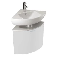 Угловая тумба белый глянец 67,9 см Jacob Delafon Odeon Up EB864-G1C