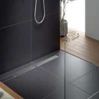 Душевой трап (лоток) Timo Drain System Lines DS230106/01 60 см, с решеткой, перфорированный, сатин