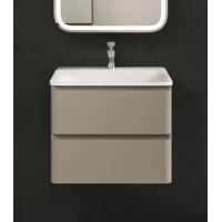 Тумба под раковину AQUAme S4 AQM900460BG 58,6 см, подвесная, бежевый матовый