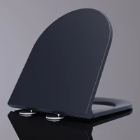 Сиденье для унитаза GID KR-11Bm с микролифтом, черный матовый