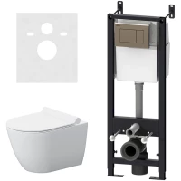 Комплект подвесной унитаз + система инсталляции Damixa Apollo DX22.IS10151.1700