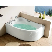 Акриловая гидромассажная ванна 150x100 см L Gemy G9009B L