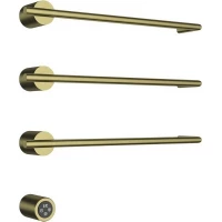 Полотенцесушитель электрический AQUAme AQM3143BG 506x520, встраиваемый, МЭМ левый/правый, золотой матовый