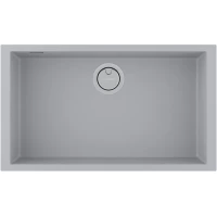 Кухонная мойка Paulmark Acrystone Neo Classic Urban grey PM967644-UGR 76x43,5 см, серый