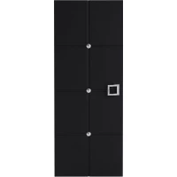 Пенал Armadi Art Vallessi Avantgarde Piazza 844-BCR подвесной L/R, черный глянец