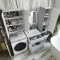 Шкаф двустворчатый 60x80 см светло-серый матовый Style Line Марелла СС-00002423 - 4