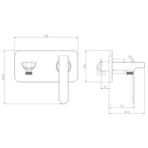 Изображение товара гигиенический душ lemark melange lm4919cw со смесителем, хром/белый