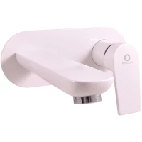 Смеситель для раковины Rav Slezak Colorado CO135BC встраиваемый, без донного клапана, хром/белый глянец