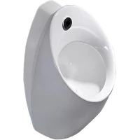 Писсуар CeramaLux X560P подвесной, скрытый подвод воды, сенсорный, белый