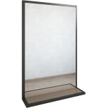 Изображение товара зеркало 55,8x85 см тауп матовый/черный sanflor норд c08103