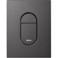 Кнопка смыва Abber AC0124NG для инсталляции, никель