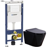 Комплект подвесной унитаз Esbano Clavel ESUPCLAVB + система инсталляции Geberit 458.125.11.1