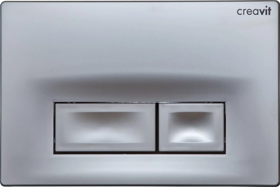 Смывная клавиша серый матовый Creavit Ore GP300200 GP3002.00 - фото 1