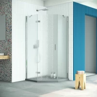 Душевой уголок Vegas Glass AFA-Pen Retta 100 08 02 L 100x100 см L, профиль хром, стекло шиншилла