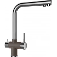 Смеситель для кухни с подключением к фильтру Schock Vitus нержавеющая сталь/бронза 710601