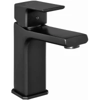 Смеситель для раковины E.C.A Tiera 102108989C1EX без донного клапана, черный матовый
