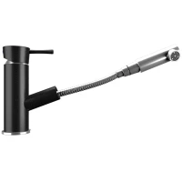 Смеситель для кухни Ulgran ультра-черный U-009-344