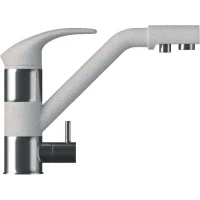 Смеситель для кухни с подключением к фильтру серый Polygran Дуо 694302