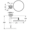 Косметическое зеркало x 7 Grohe Allure 40967001 Косметическое зеркало x 7 Grohe Allure 40967001 - 3