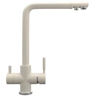 Смеситель для кухни с подключением к фильтру Ulgran лен UQ-016-02