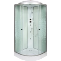 Душевая кабина 100x100x215 см Deto L901GM+EL интимато