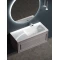 Комплект мебели серый матовый 101 см Sancos Very VR100RSM + CN7015 + SF900 - 4