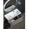 Комплект мебели серый матовый 101 см Sancos Very VR100RSM + CN7015 + SF900 - 5